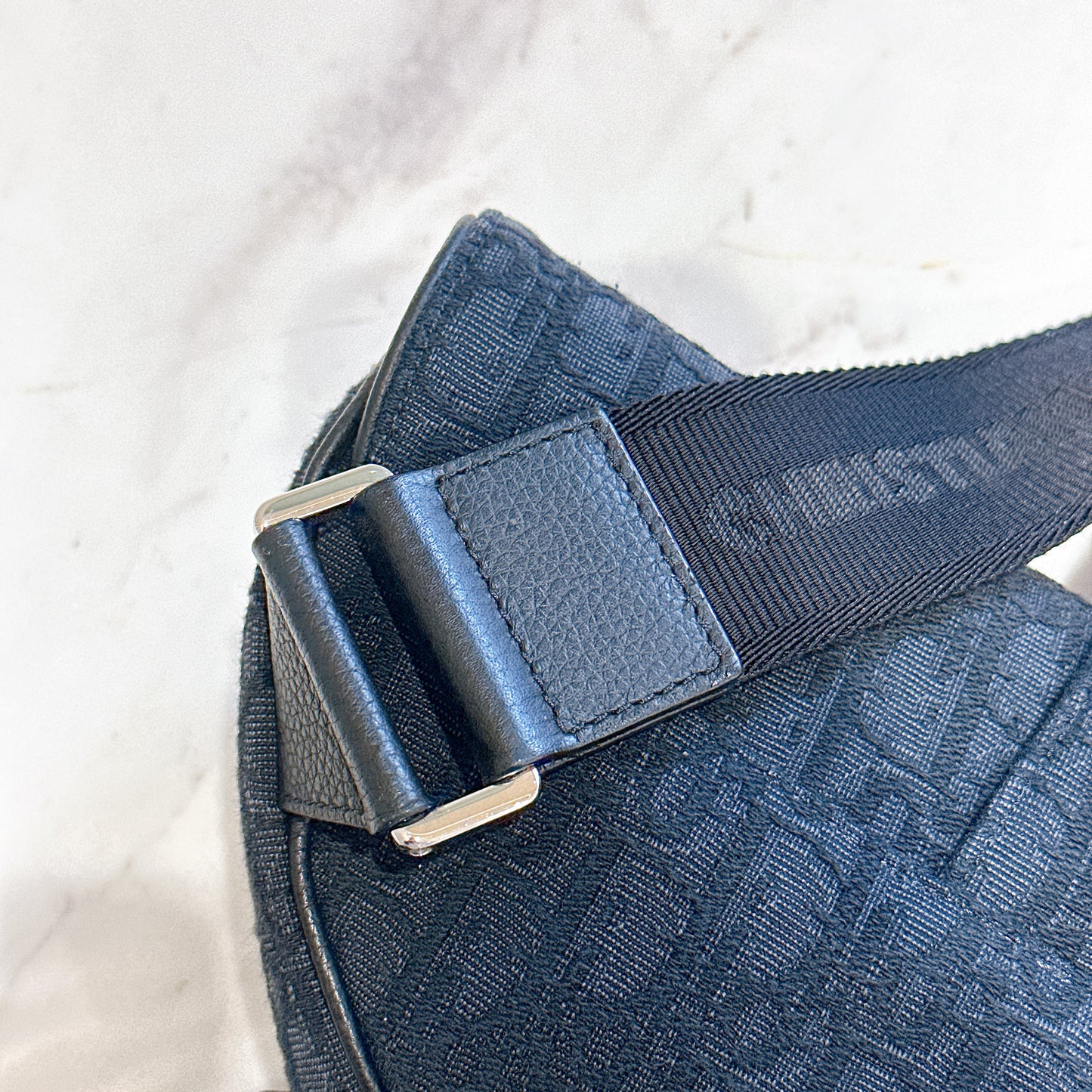Dior Saddle Bag in Black Dior Oblique Jacquard