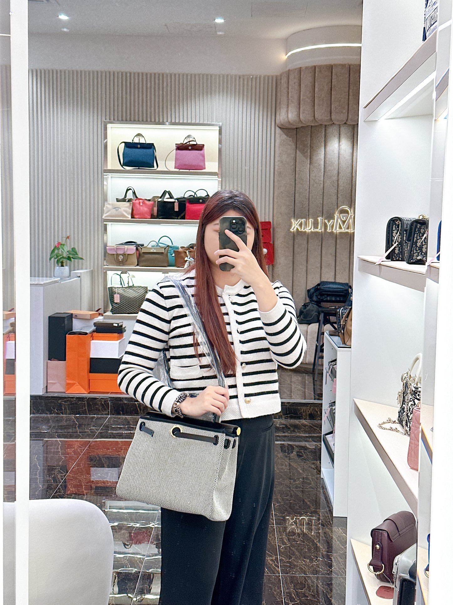 Hermes Herbag Zip PM 31 Ecru/Blanc/Black Toile Quadrille Viking & Vache Hunter