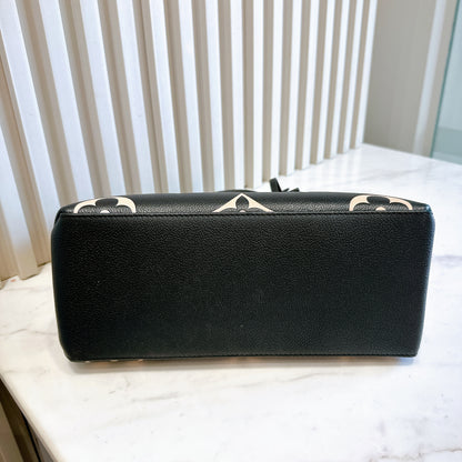 LV Petit Palais Bicolour in Black/Creme