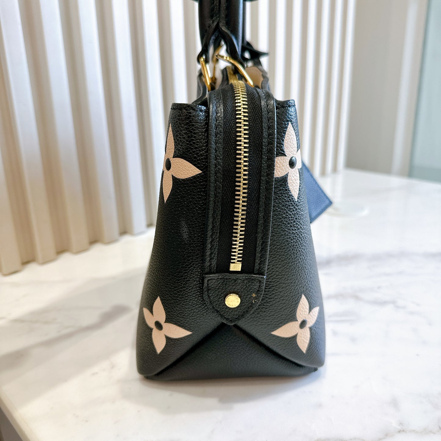 LV Petit Palais Bicolour in Black/Creme