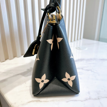 LV Petit Palais Bicolour in Black/Creme