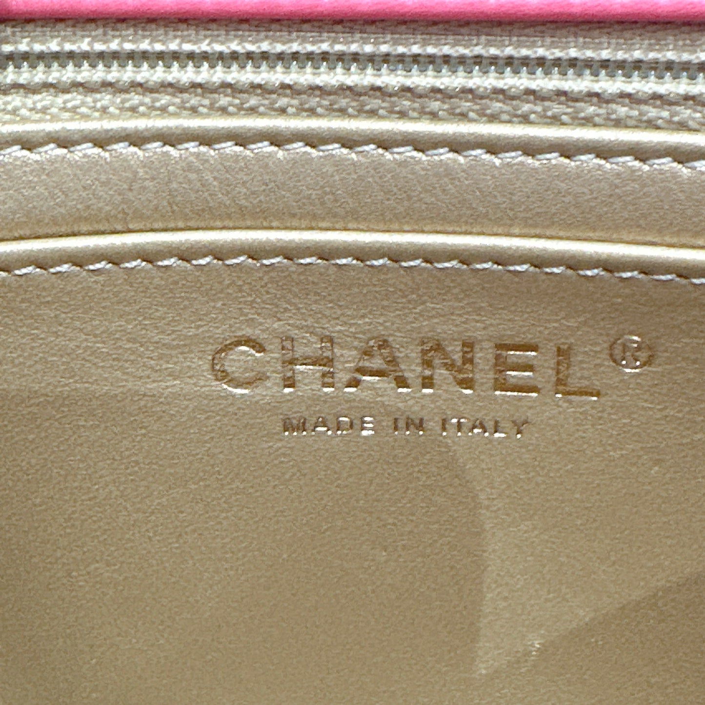 Chanel Mini Square with Pearl Crush in Pink