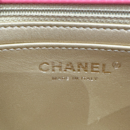 Chanel Mini Square with Pearl Crush in Pink