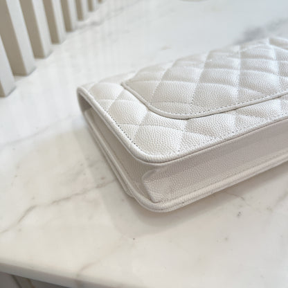 Chanel WOC in White LGHW