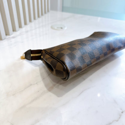 LV Damier Ebene Eva Clutch
