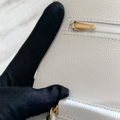 Chanel WOC in White LGHW