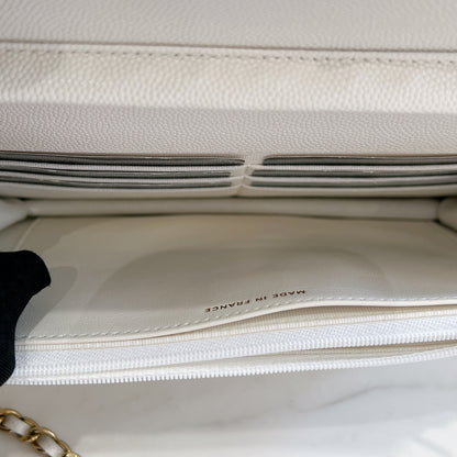 Chanel WOC in White LGHW