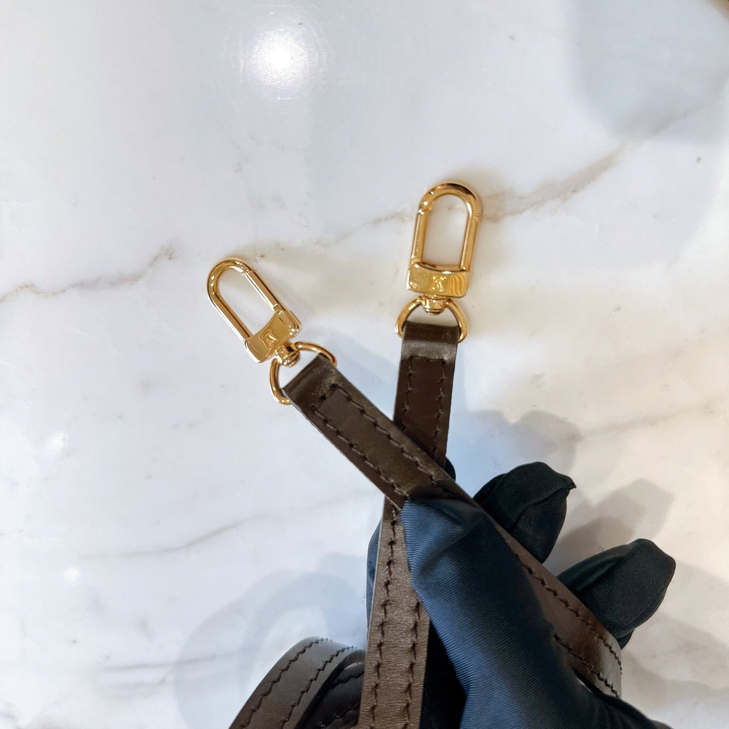 LV Damier Ebene Eva Clutch