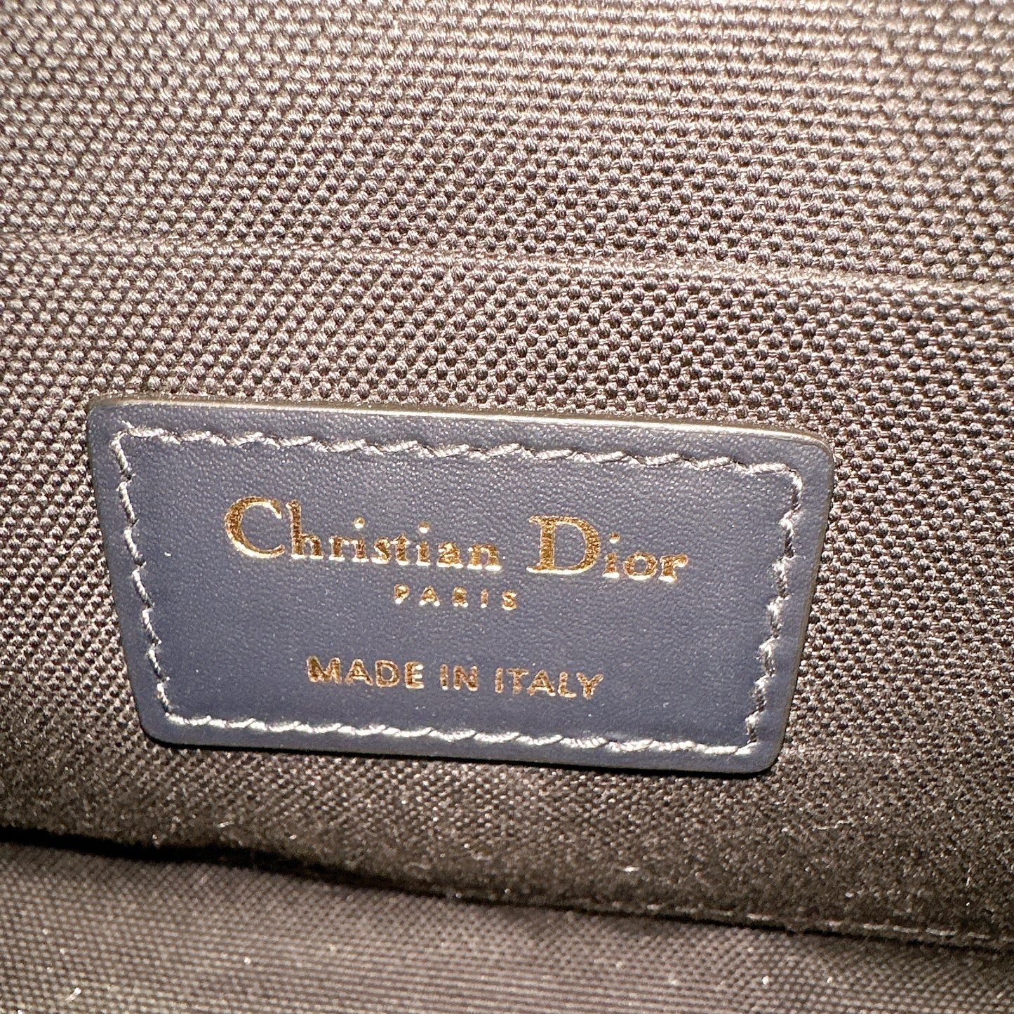 Dior Montaigne 30 Box in Blue Dior Oblique