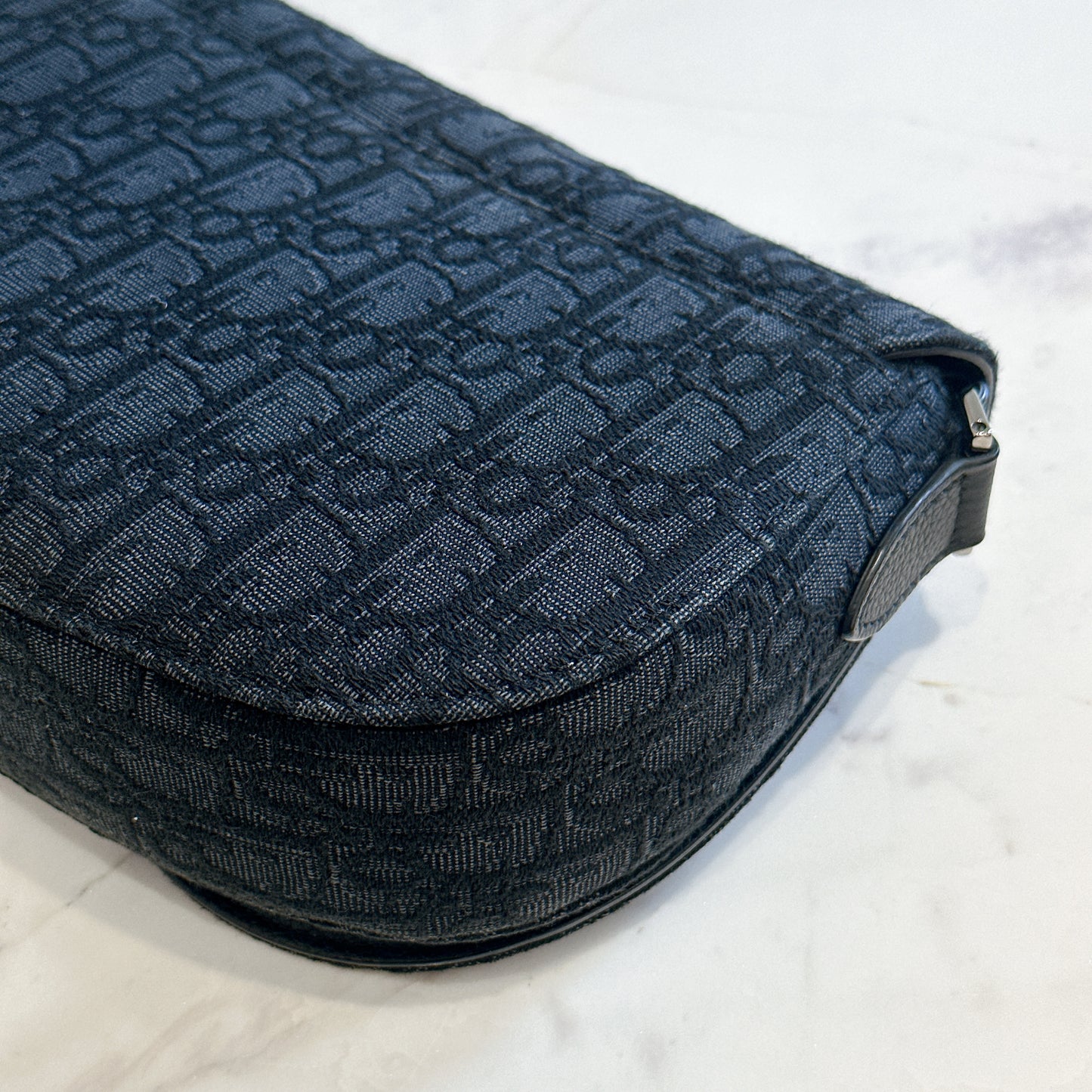 Dior Saddle Messenger Bag in Black Dior Oblique Jacquard