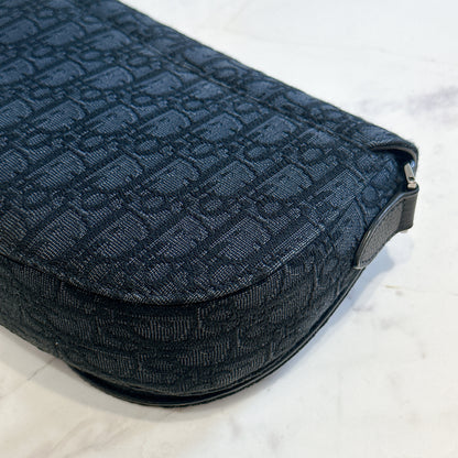 Dior Saddle Messenger Bag in Black Dior Oblique Jacquard