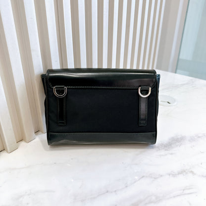 Prada Nylon and Leather Small Crossbody Bag