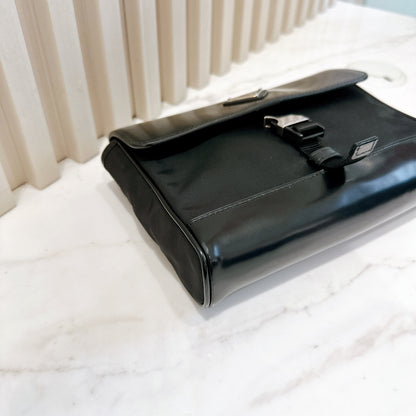 Prada Nylon and Leather Small Crossbody Bag