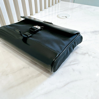 Prada Nylon and Leather Small Crossbody Bag
