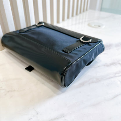 Prada Nylon and Leather Small Crossbody Bag