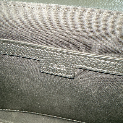 Dior Saddle Messenger Bag in Black Dior Oblique Jacquard