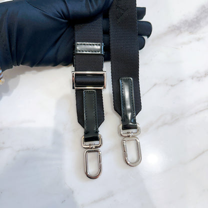 Prada Nylon and Leather Small Crossbody Bag
