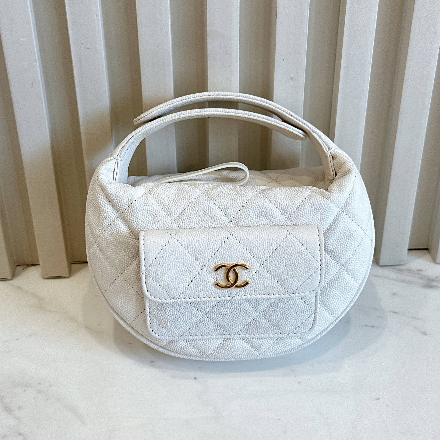Chanel Caviar Polley Pocket