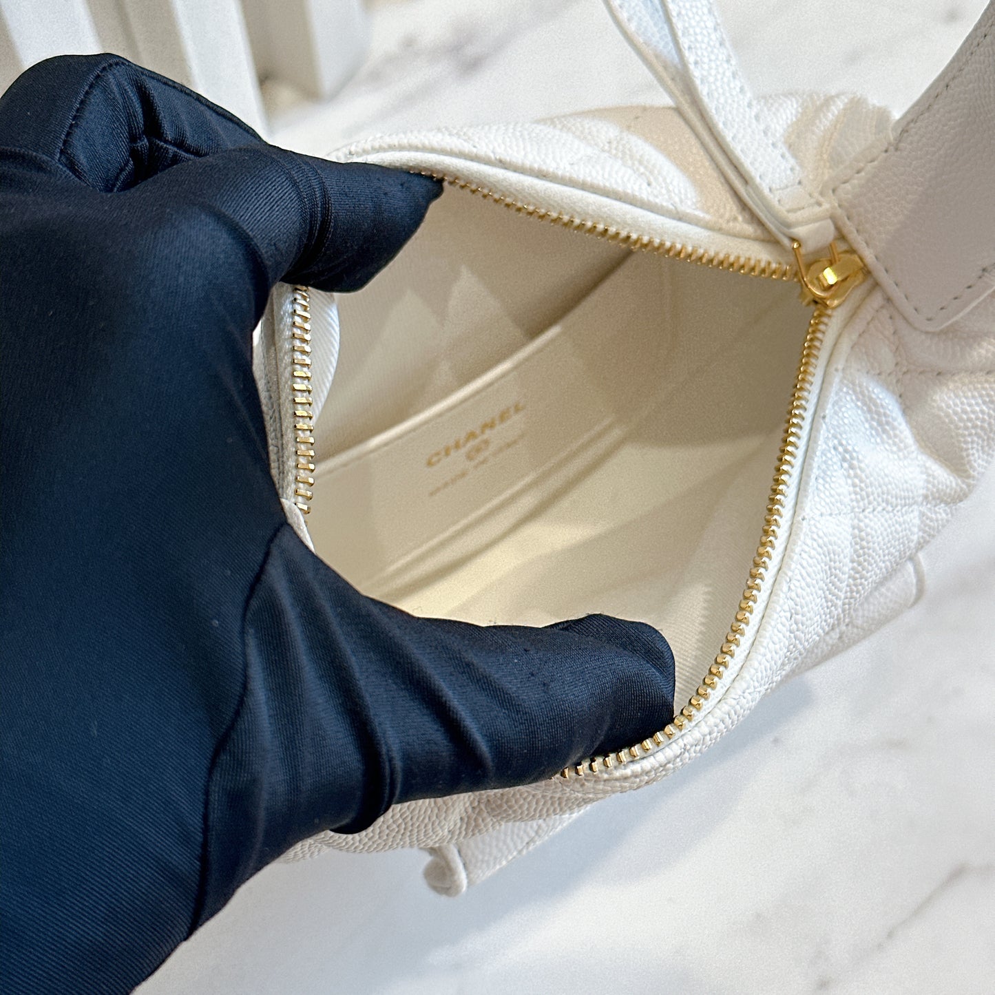 Chanel Caviar Polley Pocket