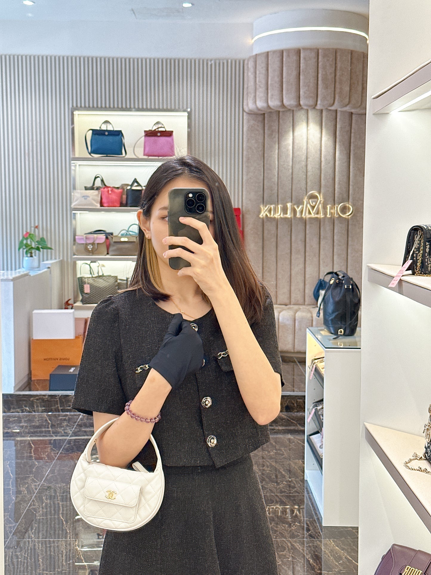 Chanel Caviar Polley Pocket
