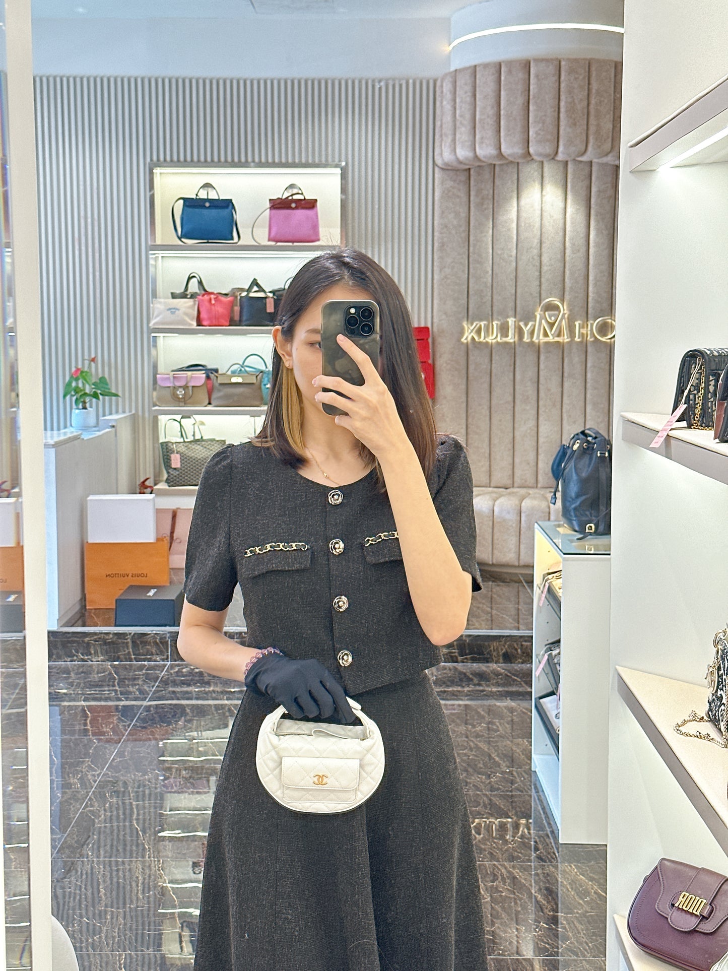 Chanel Caviar Polley Pocket