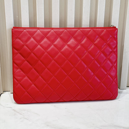Chanel O Case Red Medium