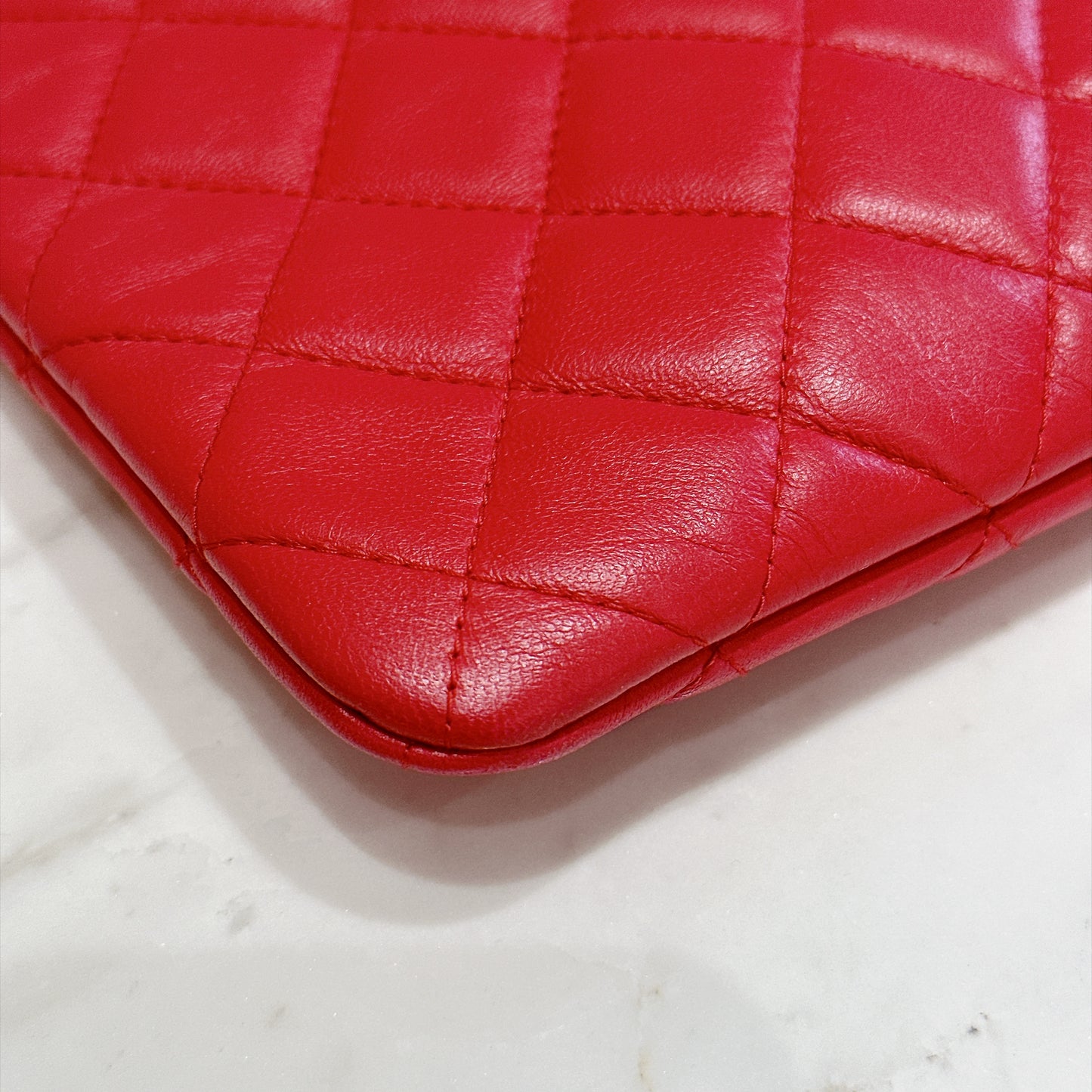 Chanel O Case Red Medium