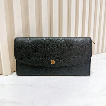 LV Emilie Monogram Empriente Leather Wallet