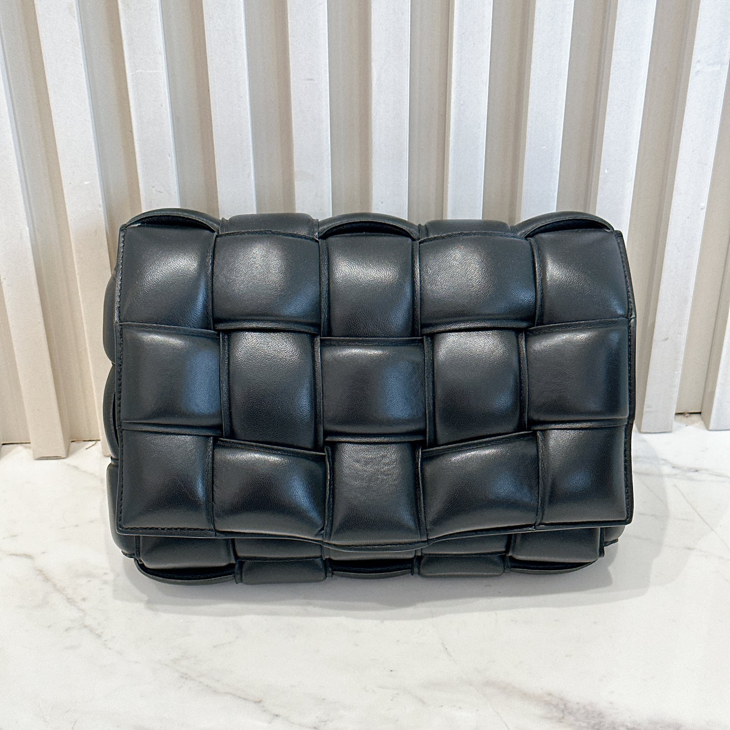 Bottega Veneta Padded Caseette in Black