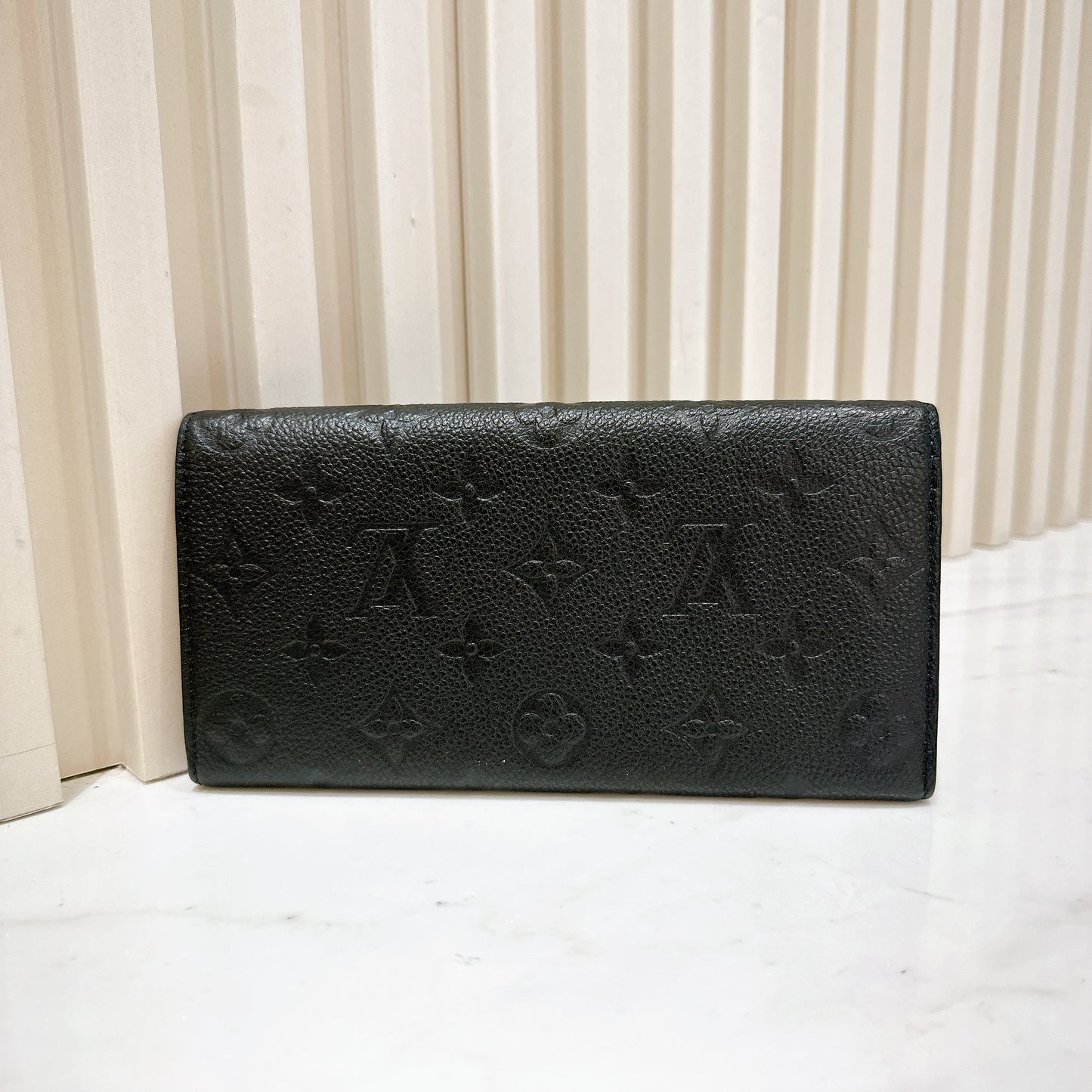 LV Emilie Monogram Empriente Leather Wallet
