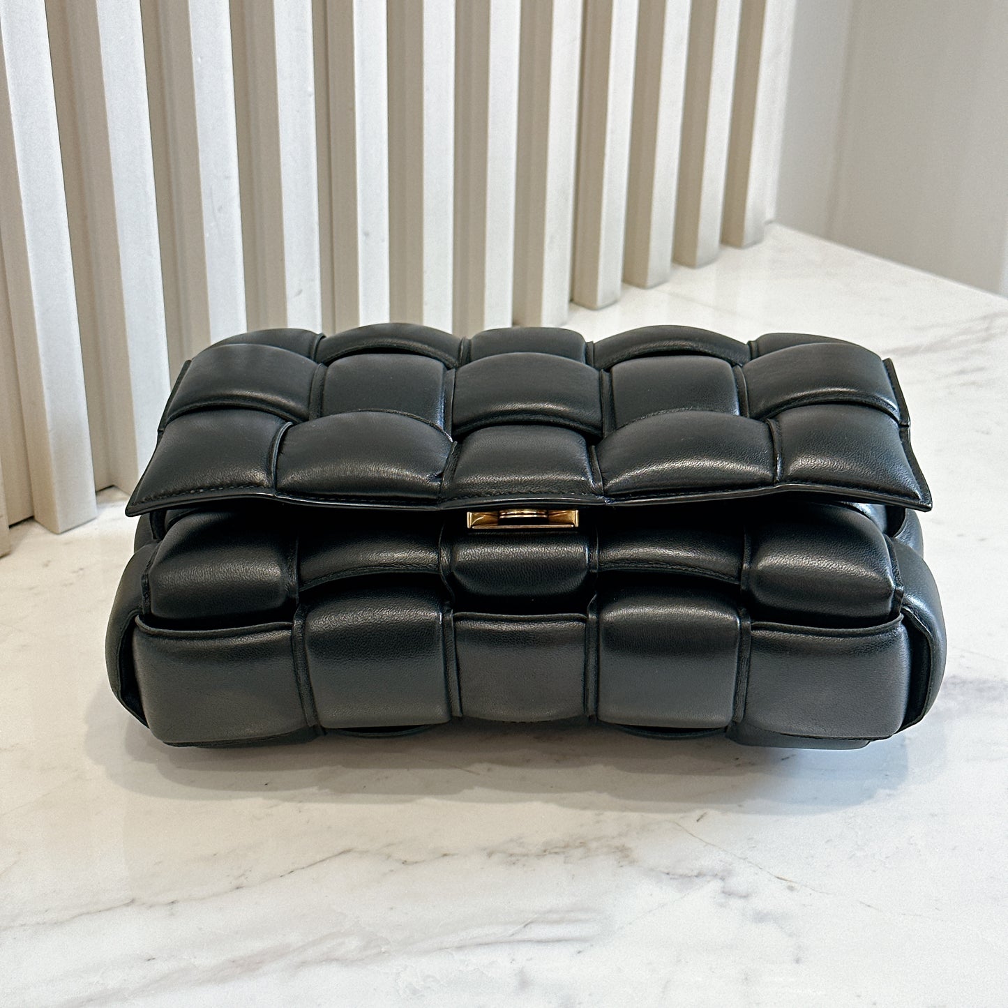 Bottega Veneta Padded Caseette in Black