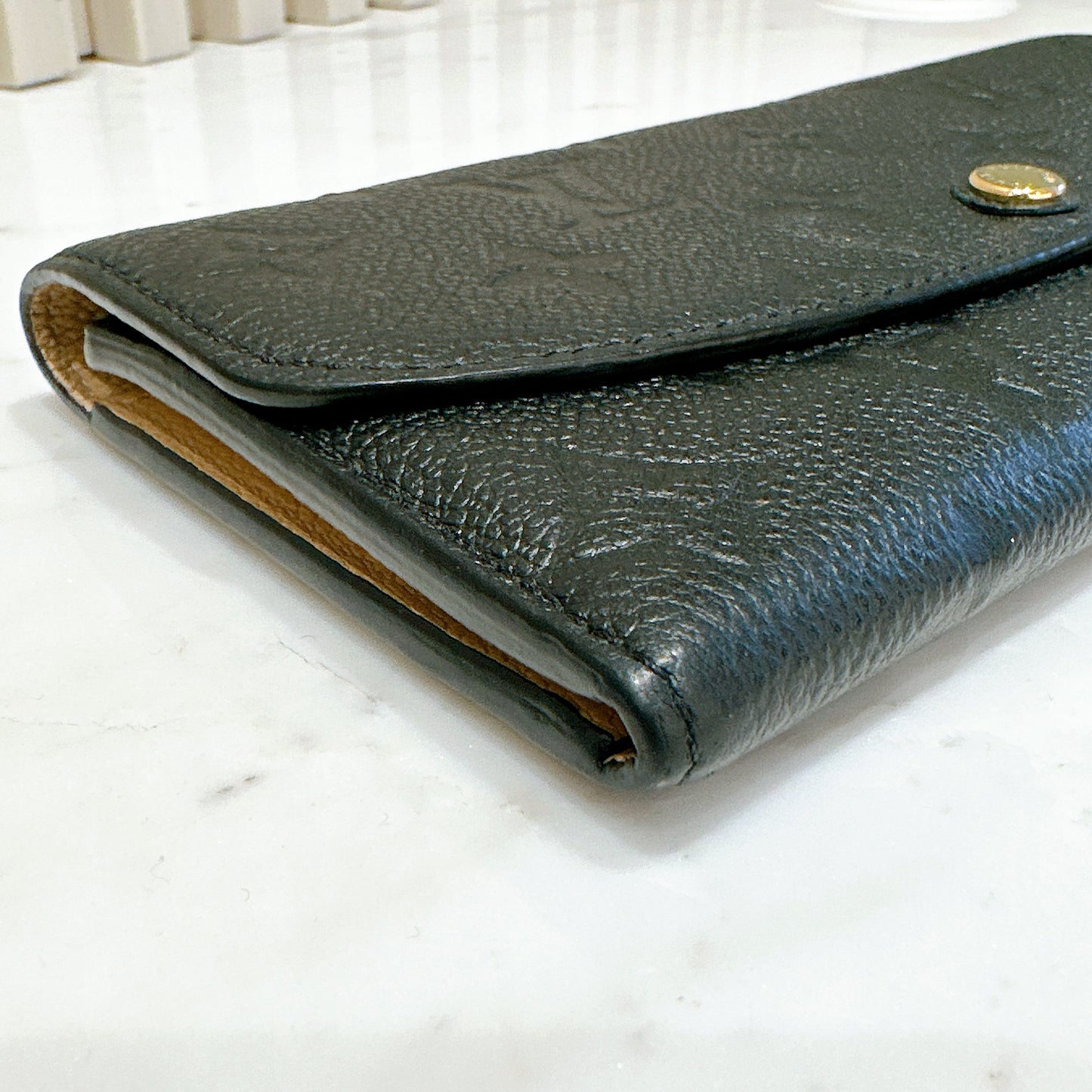 LV Emilie Monogram Empriente Leather Wallet