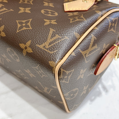 LV Monogram Speedy 20 in Black Strap