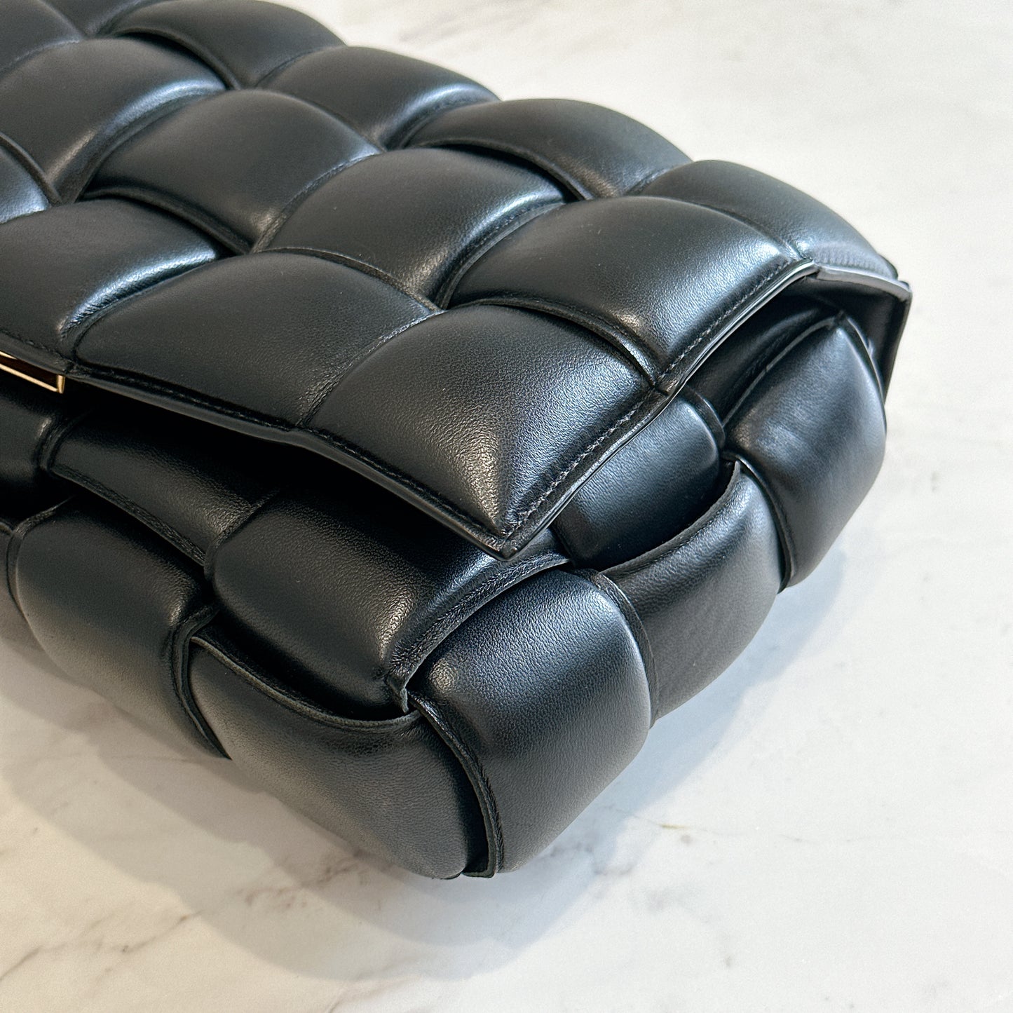 Bottega Veneta Padded Caseette in Black
