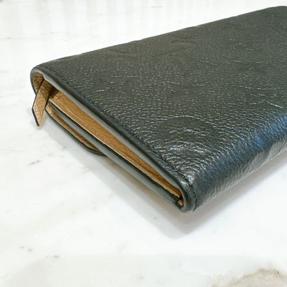 LV Emilie Monogram Empriente Leather Wallet