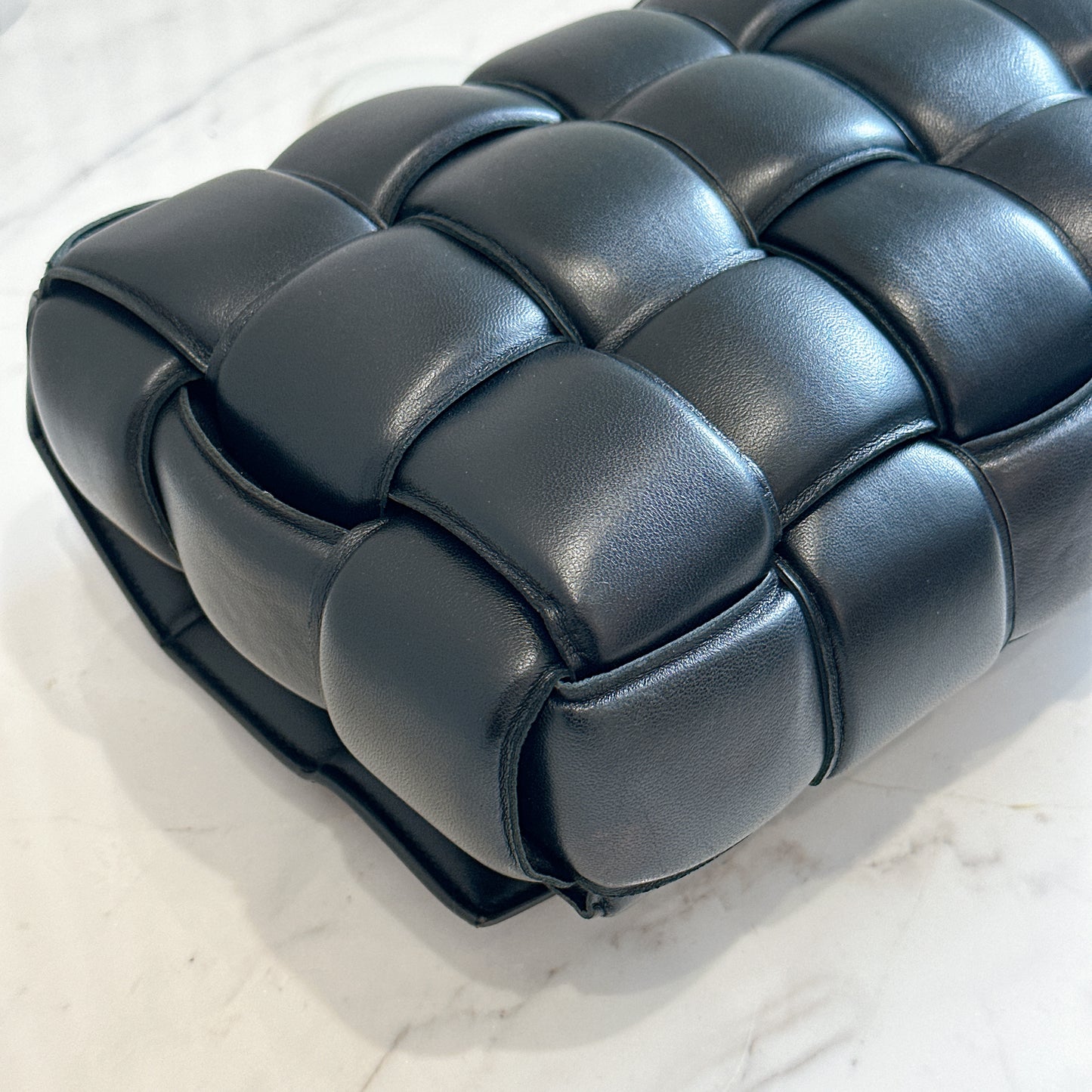 Bottega Veneta Padded Caseette in Black