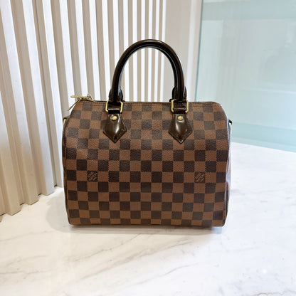 LV Damier Ebene Speedy Bandouliere 25