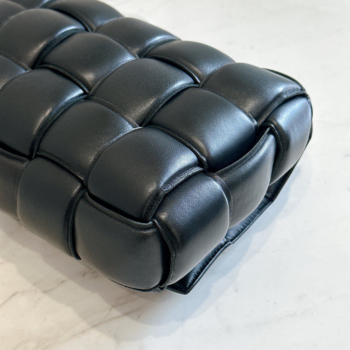 Bottega Veneta Padded Caseette in Black
