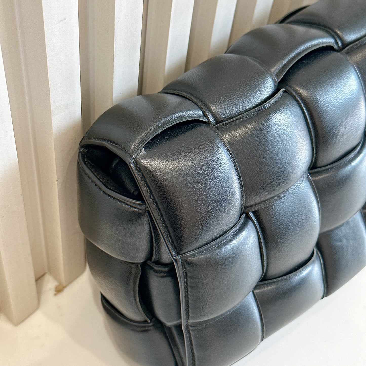 Bottega Veneta Padded Caseette in Black