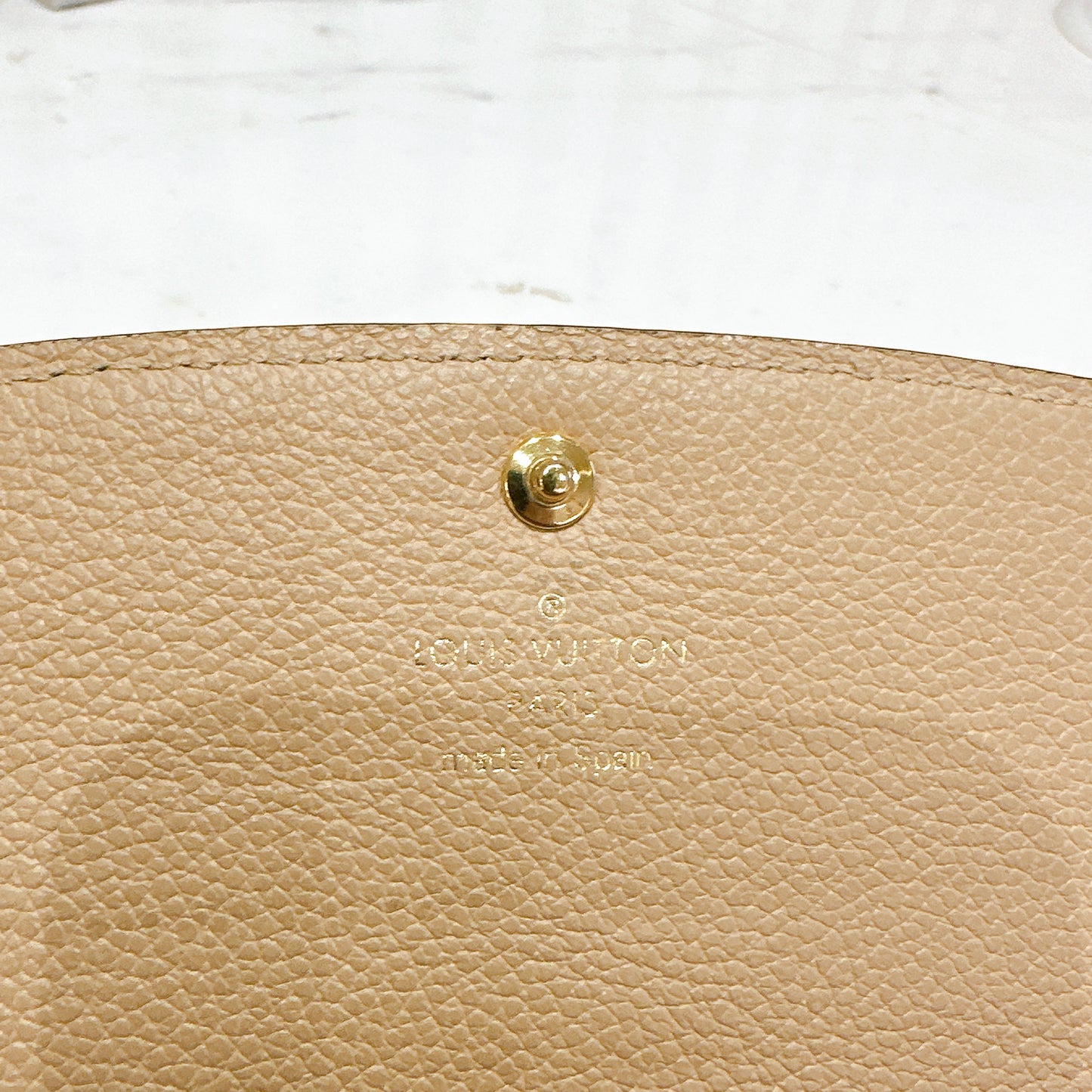 LV Emilie Monogram Empriente Leather Wallet