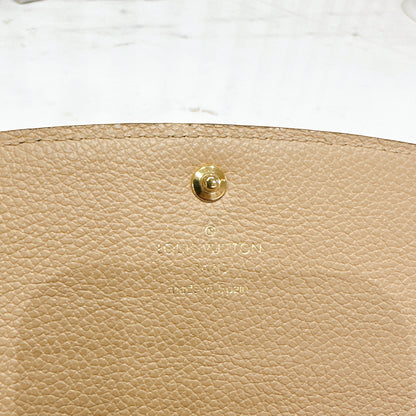 LV Emilie Monogram Empriente Leather Wallet