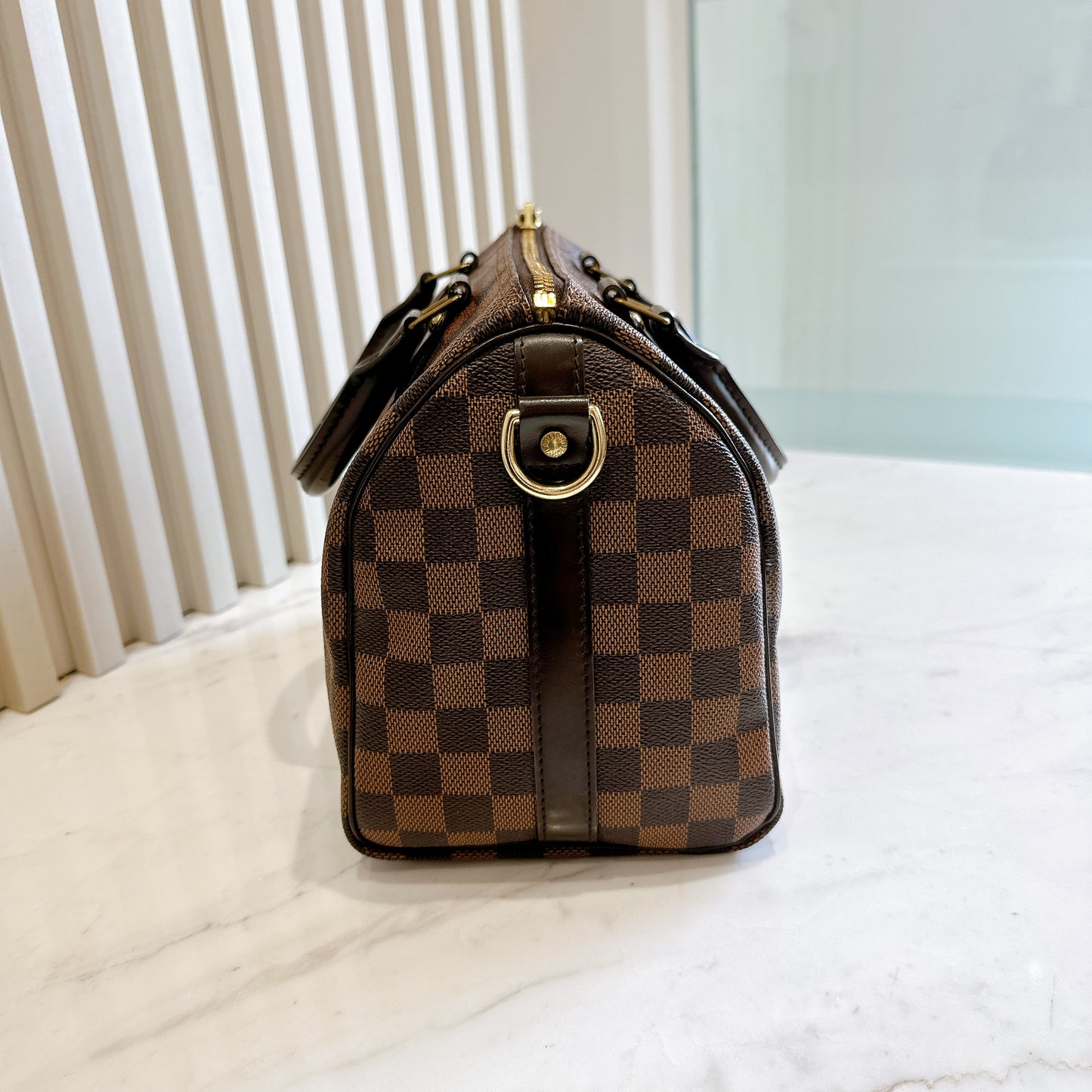 LV Damier Ebene Speedy Bandouliere 25
