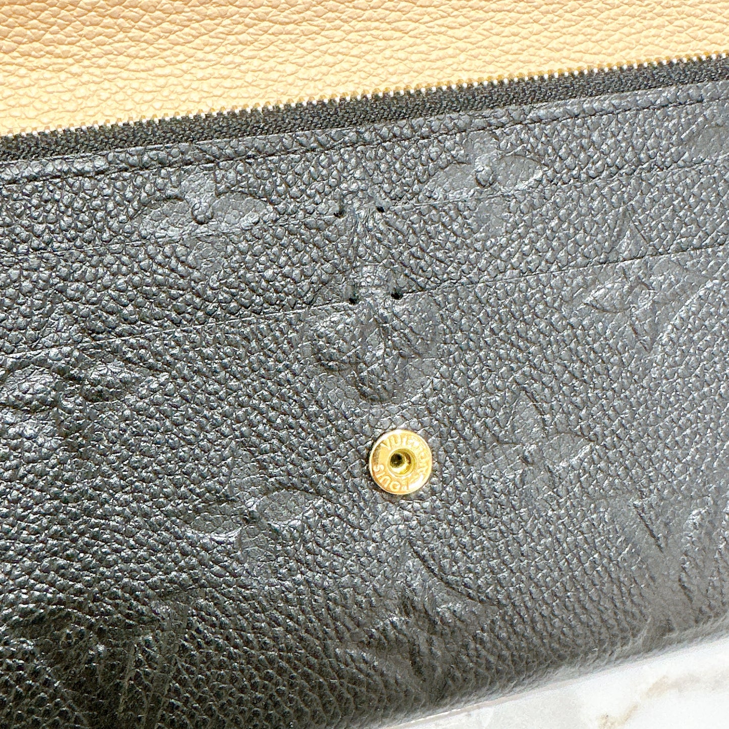 LV Emilie Monogram Empriente Leather Wallet