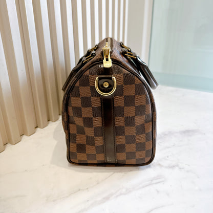 LV Damier Ebene Speedy Bandouliere 25