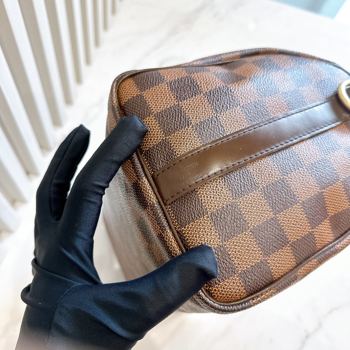 LV Damier Ebene Speedy Bandouliere 25