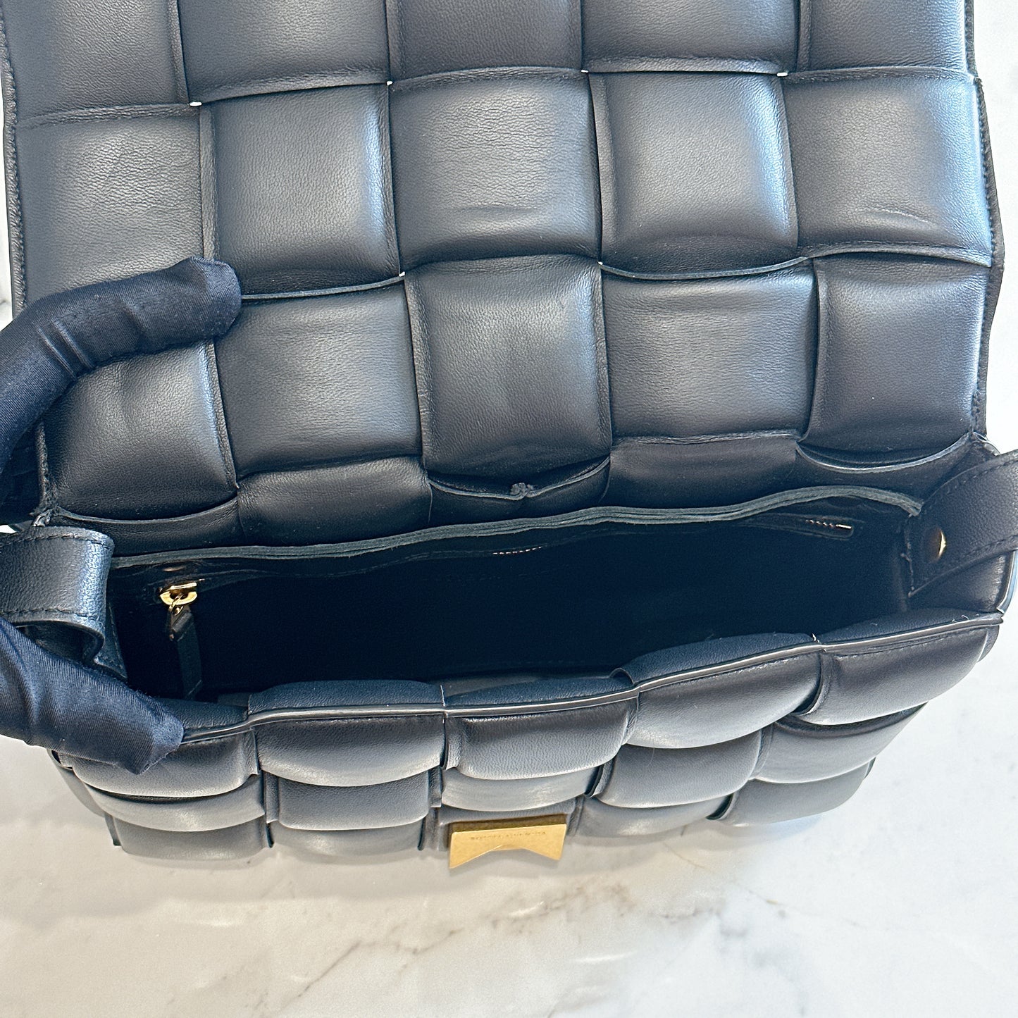 Bottega Veneta Padded Caseette in Black