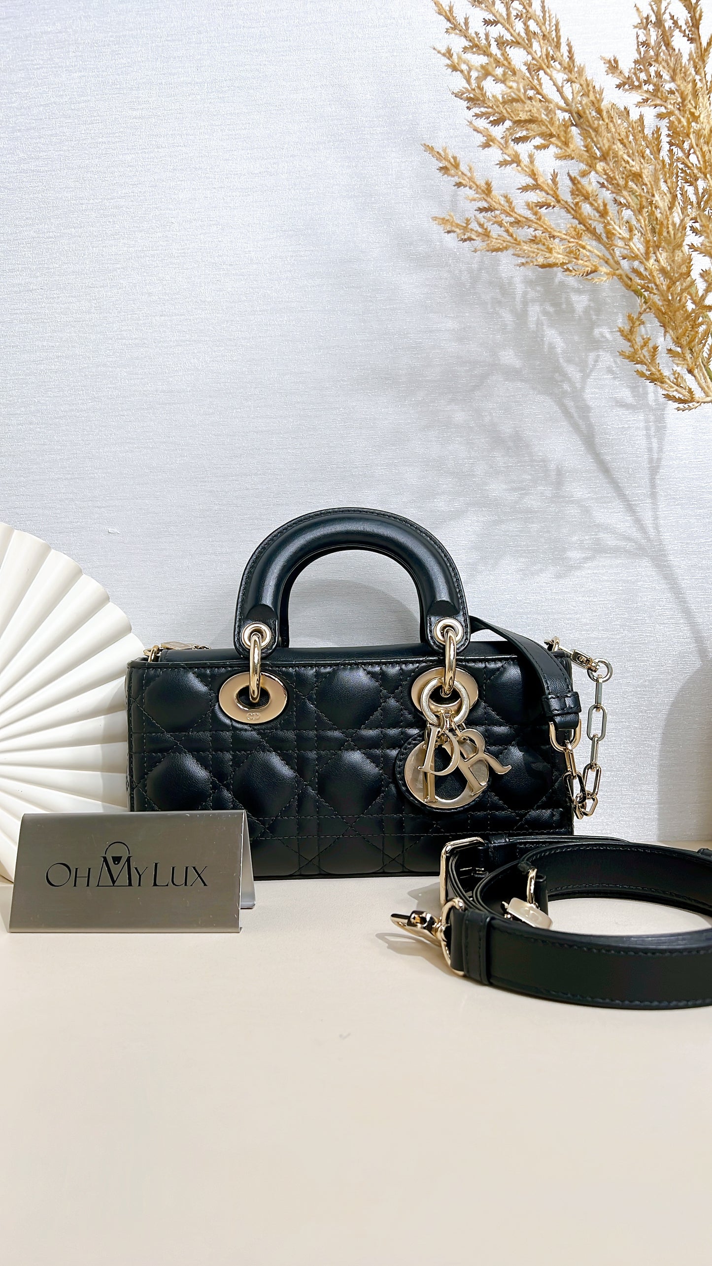 Small Lady D Joy in Black GHW