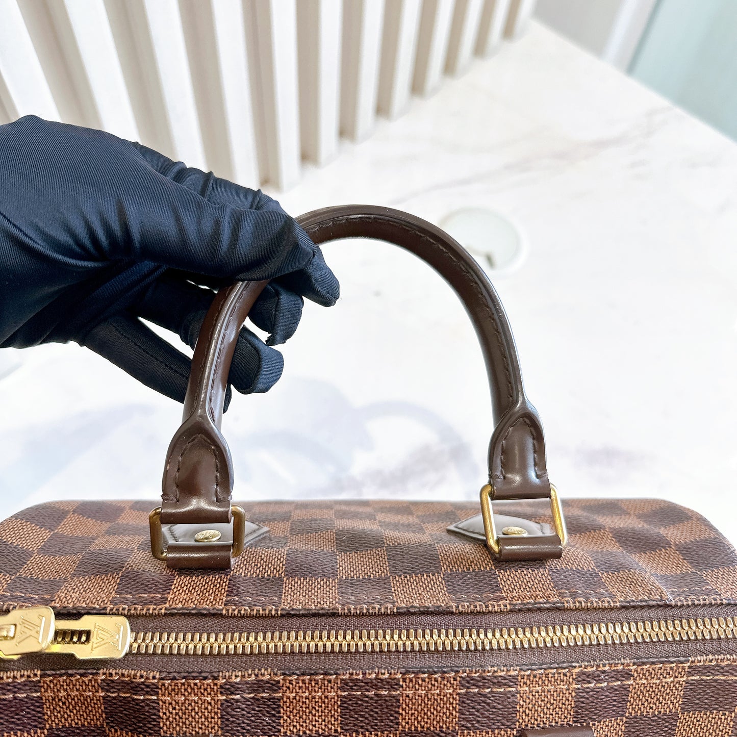 LV Damier Ebene Speedy Bandouliere 25