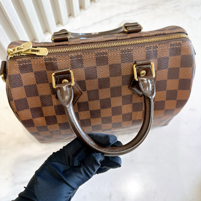LV Damier Ebene Speedy Bandouliere 25