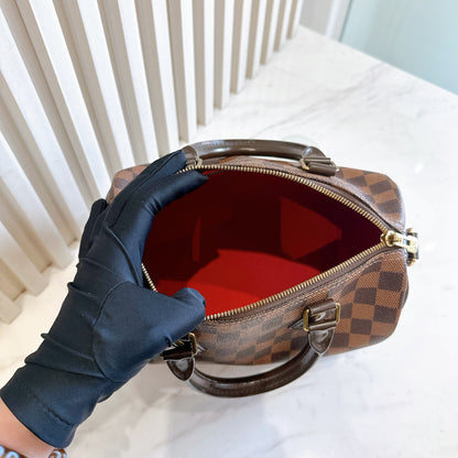 LV Damier Ebene Speedy Bandouliere 25